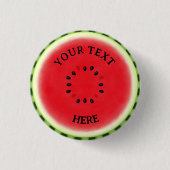 Wassermelone Custom Button (Vorderseite)