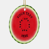 Wassermelone Custom Keramik Ornament (Rechts)