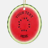 Wassermelone Custom Keramik Ornament (Links)