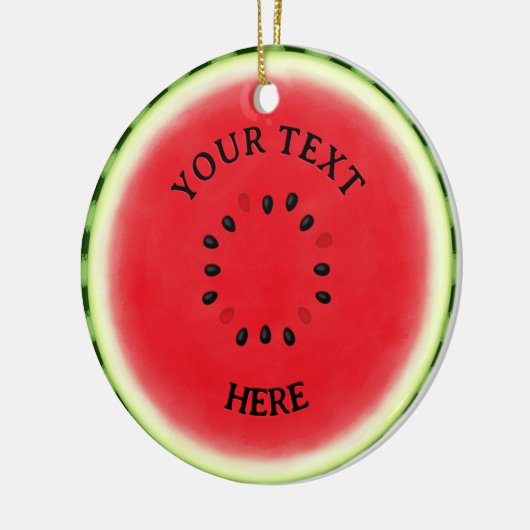 Wassermelone Custom Keramik Ornament (Links)
