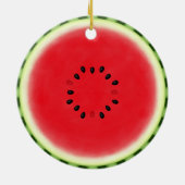 Wassermelone Custom Keramik Ornament (Hinten)