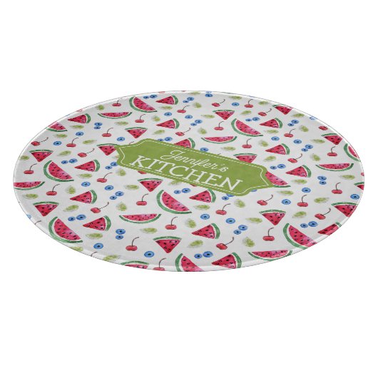 Wassermelone Custom Schneidebrett (Ecke)