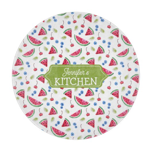 Wassermelone Custom Schneidebrett (Vorderseite)