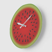 Wassermelone Cutaway Round Clock Große Wanduhr (Winkel)