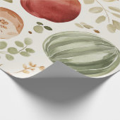 Wassermelone Cute Farbige Rosa Grün Geschenkpapier (Ecke)