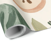Wassermelone Cute Farbige Rosa Grün Geschenkpapier (Rolleneckpunkt)