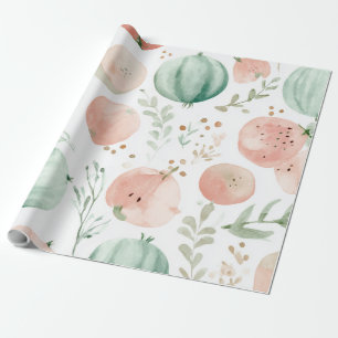 Wassermelone Cute Farbige Rosa Grün Geschenkpapier