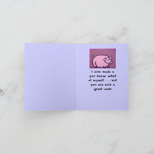 Wassermelone, danke Anmerkungskarte (Innenseite)