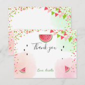 Wassermelone Danke, dass Sie die erste Karte in ei (Vorne/Hinten)