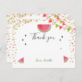 Wassermelone Danke, dass Sie die erste Karte in ei (Vorne/Hinten)