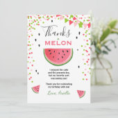 Wassermelone Danke, dass Sie die erste Karte in ei (Stehend Vorderseite)