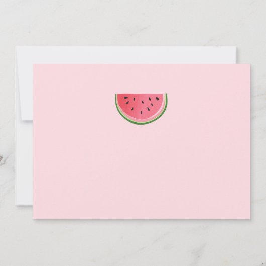 Wassermelone Danke, dass Sie die erste Karte in ei (Rückseite)