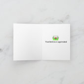 Wassermelone Danke Karte (Innenseite)