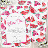 Wassermelone Dankeskarte