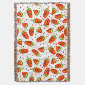 Wassermelone Decke (Vorderseite Vertikal)