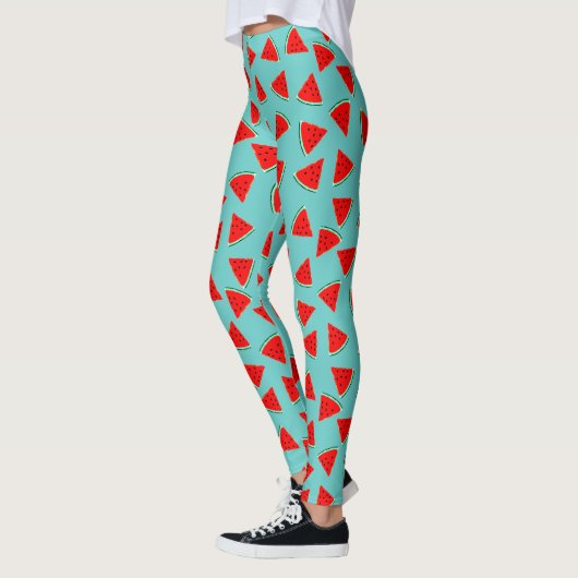 Wassermelone Dreiecke Leggings (Links)