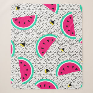 Wassermelone Dreiecke: Retro-Sommertextur. Sherpadecke