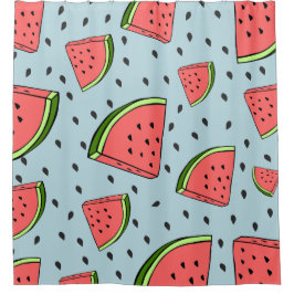 Wassermelone Duschvorhang