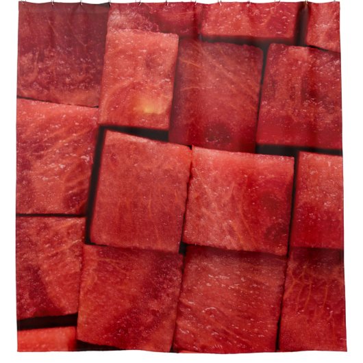 Wassermelone Duschvorhang (Vorderseite)