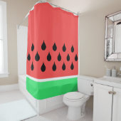 Wassermelone Duschvorhang (Beispiel)