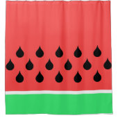 Wassermelone Duschvorhang (Vorderseite)