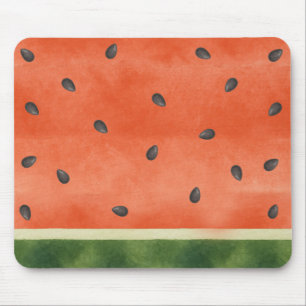 Wassermelone, egal wie du sie schneidest, Sommerfr Mousepad