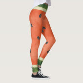 Wassermelone, egal wie Sie es schneiden Sommer Frü Leggings (Rechts)