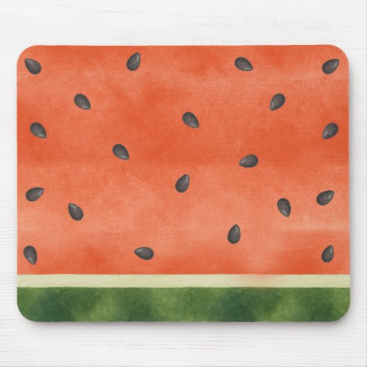 Wassermelone, egal wie Sie es schneiden Sommer Frü Mousepad (Vorne)