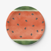 Wassermelone, egal wie Sie es Sommer-Party schneid Pappteller (Vorderseite)