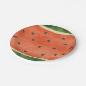 Wassermelone, egal wie Sie es Sommer-Party schneid Pappteller (Schrägansicht)