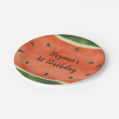 Wassermelone, egal wie Sie es Sommer-Party schneid Pappteller (Schrägansicht)