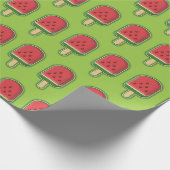 Wassermelone Eros Bendato Geschenkpapier (Ecke)