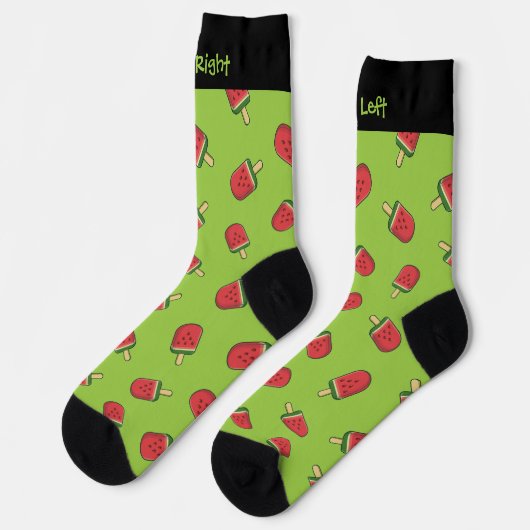 Wassermelone Eros Bendato Socken (Linkes Detail)