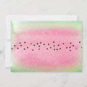 Wassermelone | Erster Geburtstag Danke (Rückseite)