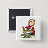 Wassermelone essen button (Vorne & Hinten)