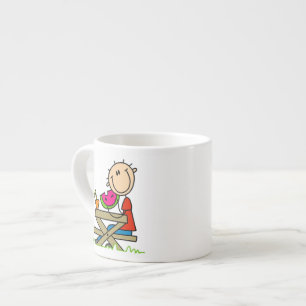 Wassermelone essen espressotasse