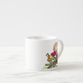 Wassermelone essen espressotasse (Vorderseite Rechts)