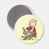 Wassermelone essen magnet (Vorderseite/Rückseite)