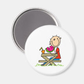 Wassermelone essen magnet (Vorderseite/Rückseite)