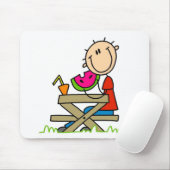 Wassermelone essen mousepad (Mit Mouse)