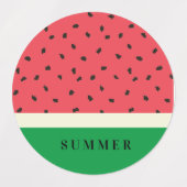 Wassermelone Etiketten (Design 2)