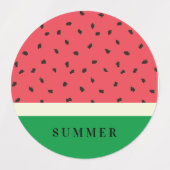 Wassermelone Etiketten (Design 1)