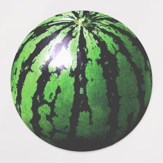 Wassermelone Etiketten (Design 2)