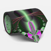 Wassermelone-Explosions-Fraktal-Krawatte Krawatte (Gerollt)