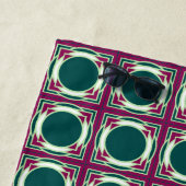 Wassermelone Farben Geometrisches Muster Strandtuch (Beispiel)