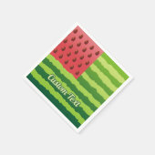 Wassermelone Flag Napkins Serviette (Ecke)