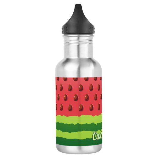 Wassermelone Flagge Edelstahlflasche Wasser (Links)