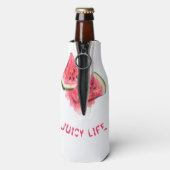 Wassermelone Flasche Cooler Sonne - Benutzerdefini Flaschenkühler (Flasche Rückseite)