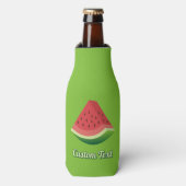Wassermelone Flaschenkühler (Flaschenvorderseite)