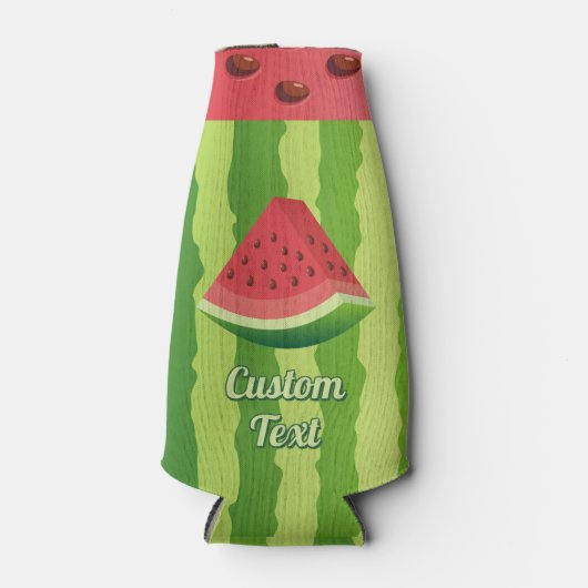 Wassermelone Flaschenkühler (Vorderseite)